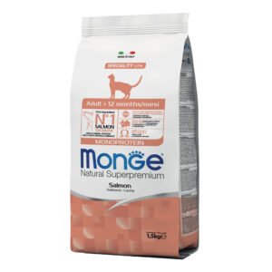 Monge Gatto Natural Superpremium Adulto Salmone 1,5 Kg