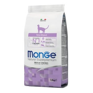 Monge Gatto Natural Superpremium Adulto Sterilizzato Pollo 1,5 Kg