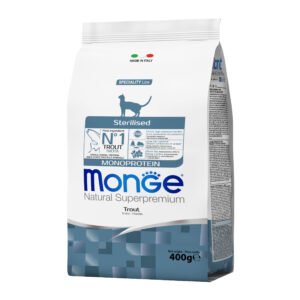 Monge Gatto Natural Superpremium Adulto Sterilizzato Trota 400 Gr
