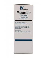 Mucostar 50 mg/ml sciroppo