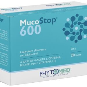 Mucostop 600mg 20 bustine da 3,5 g