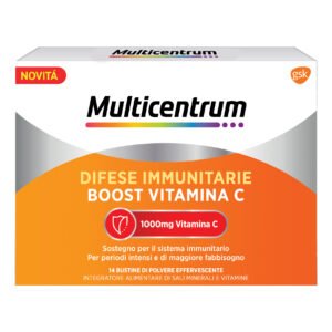 Multicentrum Difese Immunitarie Integratore Vitamina C Sali Minerali 14 Bustine