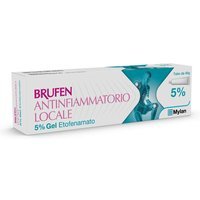 Mylan Brufen Antinfiammatorio Locale 5% Gel Etofenamato Trattamento Locale del Dolore, 40g