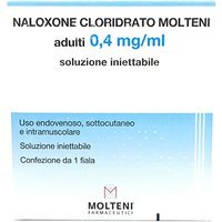 Naloxone Clor Molt Adulti 0,4 Mg/Ml Soluzione Iniettabile 1 Fiala Da 1 Ml