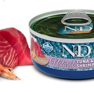 N&D Cat Natural Tuna & Shrimp 80 G
