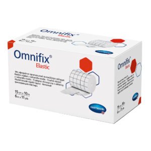 Nastro di fissaggio omnifix elastic in tessuto non tessuto bianco 15x1000cm