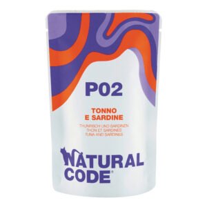 Natural Code Gatto Busta (P02) Adulto Tonno & Sardine 70 Gr