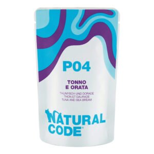 Natural Code Gatto Busta (P04) Adulto Tonno & Orata 70 Gr