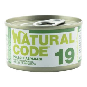 Natural Code Gatto Lattina (19) Adulto Pollo & Asparagi 85 Gr Temporaneamente Mancante Dall'Azienda Produttrice