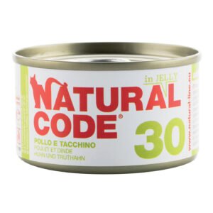 Natural Code Gatto Lattina (30) Adulto Pollo & Tacchino 85 Gr