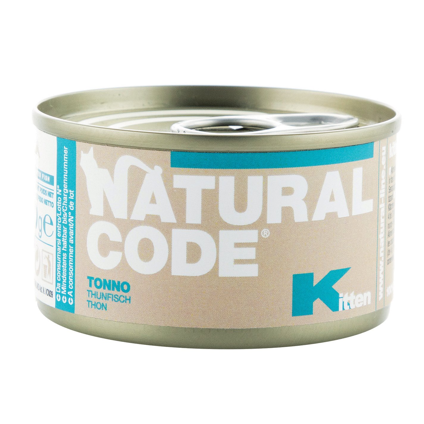 Natural Code Gatto Lattina Kitten Tonno 85 Gr