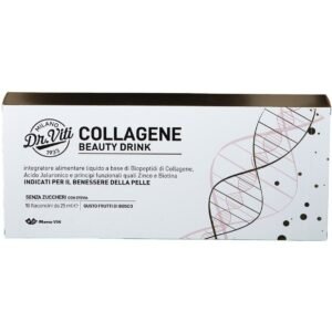 Naturviti Collagene Integratore per la Pelle Antiage 10 Flaconcini