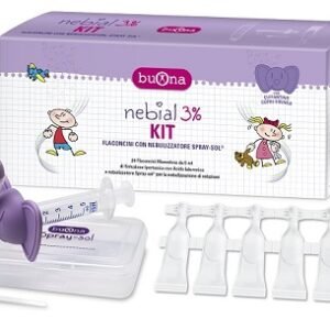 Nebial 3% Kit Soluzione Ipertonica Acido Ialuronico + Spray-sol Per Nebulizzazione