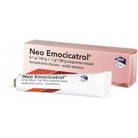 Neoemocicatrol Unguento Nasale 0,1mg/g + 20mg/g Disinfezione Mucosa Nasale, 20g