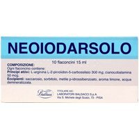 Neoiodarsolo Medicinale di Automedicazione Defedamento e Convalescenza, 10 Flaconcini Orali da 15ml