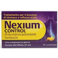 Nexium Control Antiacido per Bruciore di Stomaco e Reflusso Esomeprazolo, 14 Compresse