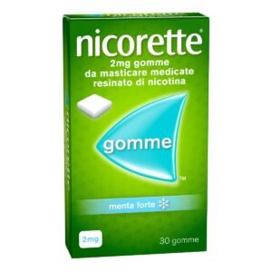 Nicorette 2 mg Gomme da Masticare Menta Forte 30 Gomme