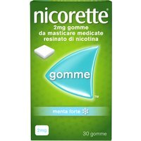 Nicorette Gomme 2mg Nicotina Menta, 30 Gomme Masticabili