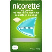 Nicorette Gomme Masticabili Smettere di Fumare, 105 Gomme