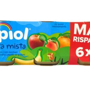 Nipiol omogeneizzato frutta mista 6 vasetti da 80g