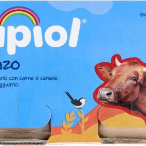 Nipiol omogeneizzato manzo 2 vasetti da 120g