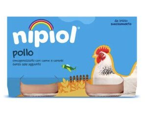 Nipiol omogeneizzato pollo 2 vasetti da 120g