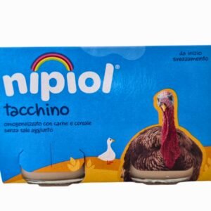 Nipiol omogeneizzato tacchino 2 vasetti da 120g