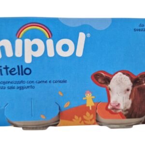 Nipiol omogeneizzato vitello 2 vasetti da 120g