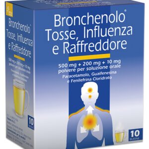 Nirolex flu tripla azione 500 mg + 200 mg + 10 mg polvere per soluzione orale