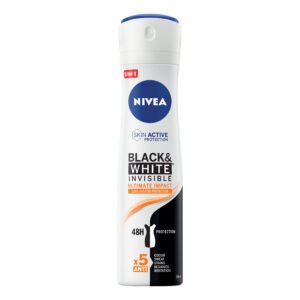 NIVEA - Men Black & White Invisible - Deodorante anti-traspirante Spray 125 ml