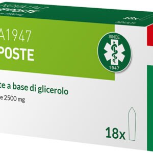 Nova1947 glicerolo 2500mg supposte adulti 18 pezzi