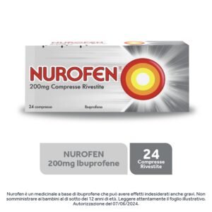 Nurofen 200 mg Ibuprofene Antidolorifico 24 Compresse Rivestite