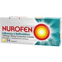 Nurofen Influenza e Raffreddore 200 mg + 30 mg, 24 Compresse Rivestite