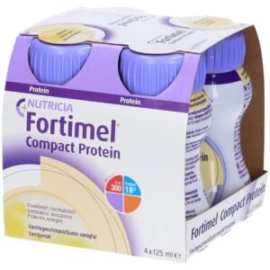 Nutricia Fortimel Compact Protein Integratore Proteico Gusto Vaniglia 4x125 ml