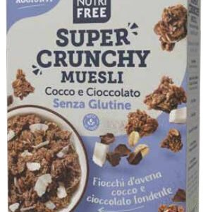 Nutrifree super crunchy muesli cocco e cioccolato senza zuccheri aggiunti 300 g