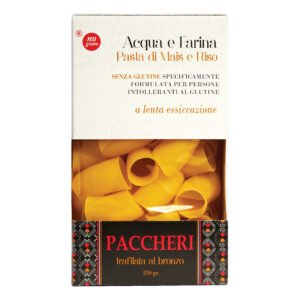 Nutri te' paccheri acqua e farina mais e riso 250 g