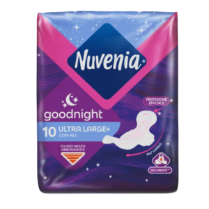 Nuvenia Assorbenti Con Ali Ultra Sottili Notte Goodnight 10 Assorbenti