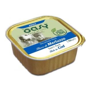 Oasy Cane Delizioso Pate' Adulto Merluzzo 150 Gr