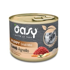 Oasy Cane Grain Free Puppy Small&Mini Tocchetti Di Agnello & Verdure 200 Gr