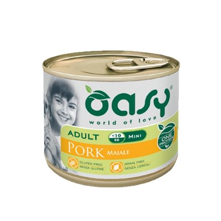 Oasy Cane Oap Adulto Small&Mini Maiale 200 Gr