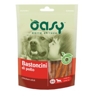 Oasy Cane Snack Busta Bastoncini Di Pollo 100 Gr