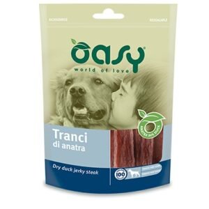 Oasy Cane Snack Busta Tranci Di Anatra 100 Gr