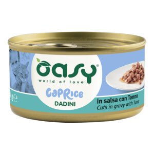 Oasy Gatto Caprice Dadini In Salsa Adulto Tonno 85 Gr