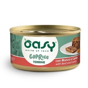 Oasy Gatto Caprice Terrine Adulto Manzo & Carote 85 Gr
