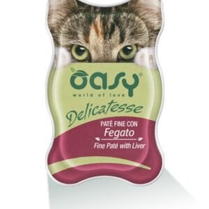 Oasy Gatto Delicatesse Pate' Adulto Fegato 85 Gr