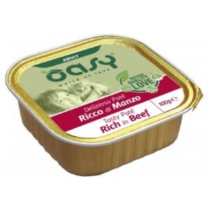 Oasy Gatto Delizioso Pate' Adulto Manzo 100 Gr