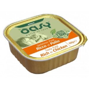 Oasy Gatto Delizioso Pate' Adulto Pollo 100 Gr