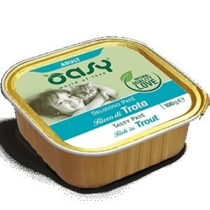 Oasy Gatto Delizioso Pate' Adulto Trota 100 Gr