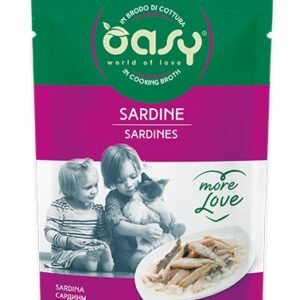 Oasy Gatto More Love In Busta Adulto Sardine 70 Gr