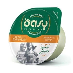 Oasy Gatto More Love In Cup Adulto Pollo & Formaggio 70 Gr